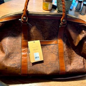 Patricia Nash Signature Map carry on